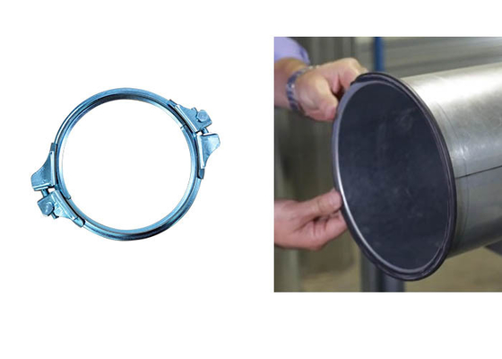 Гальванизированное кольцо тяги быстро соединяет тяжелую трубу трубопровода заливая струбцину 100 до 450