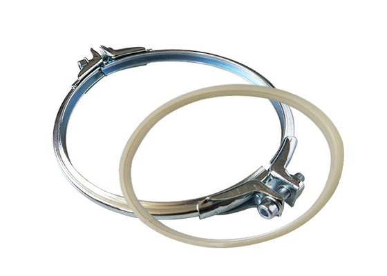 Сверхмощные гальванизированные струбцины стальной трубы с кольцом запечатывания Silicone/EPDM