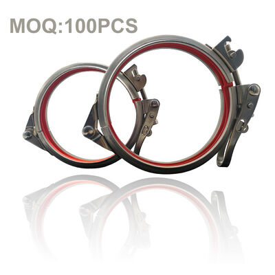 Quick Release Pipe Clamp Rapid Lock Duct  Stainless Steel 304 Clips  Leverlock Ring Clamp