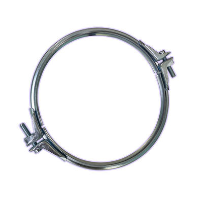 Тяжелые трубные хомуты с регулируемой толщиной прокладки и двухсекционной конструкцией для систем пылеудаления из SUS304