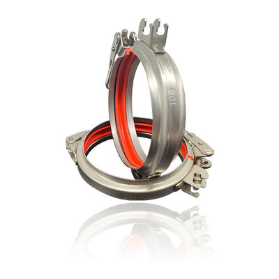 Quick Release Pipe Clamp Rapid Lock Duct  Stainless Steel 304 Clips  Leverlock Ring Clamp