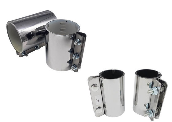 Соединение пневматической транспортировочной трубы низкого сжатия с силиконовой прокладкой пищевого класса для стальных труб