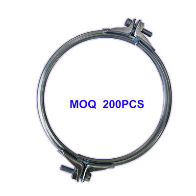 Хомут для труб 150 мм, болтовой, с индивидуальным производством для систем вентиляции и пылеудаления